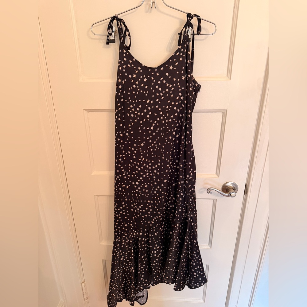 Elegant Starry Black Dress